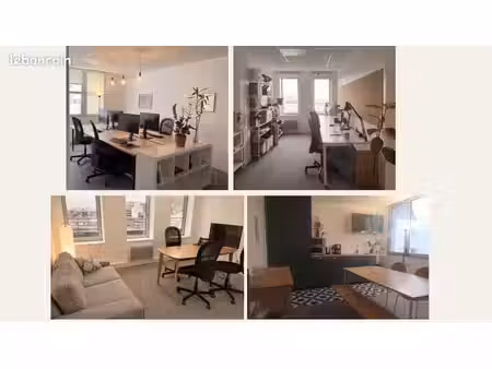 bureaux / postes de travail à louer - pantin  métro hoche