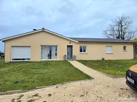 maison plain pied + piscine