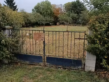 terrain en partie constructible