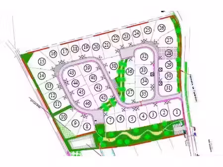 vente terrain à batir 561 m² à epernay (51200)  72 000 €