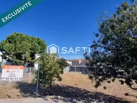 vente terrain à batir 604 m² à millas (66170)  80 000 €