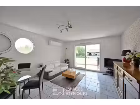 appartement 3 pièces climatisé   dernier étage en angle  garage   le grau du roi-port cama