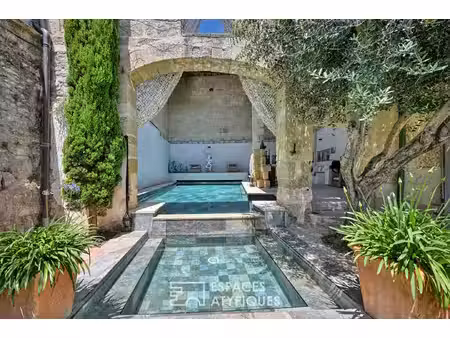 maison au charme indécent avec piscine en coeur de village