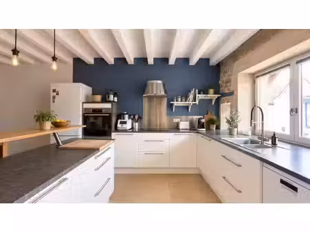 maison en pierre rénovée avec dépendance  vue panoramique su