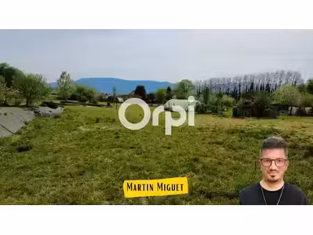 vente terrain 2244 m² à romagnieu (38480)  99 000 €