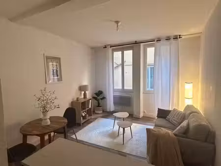 magnifique t2 + terrasse coeur du 1er
