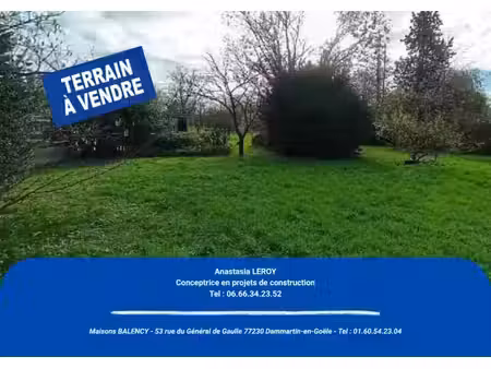 vente terrain 930 m² à othis (77280)  174 500 €