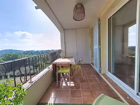 appartement mougins le haut 3 pieces 67m² vue mer