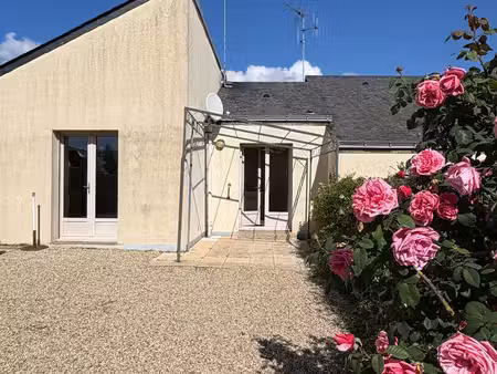 maison de plain pied à louer dans le bourg de mozé sur louet au pied des commodités avec e