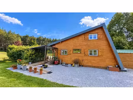 saint auban - maison esprit chalet – 90 m² – terrain de 5 595 m² - piscine