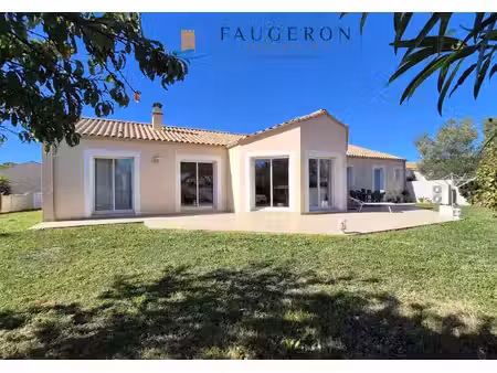 olonne bourg - maison 130 m2 + jardin & terrasse + grand gar