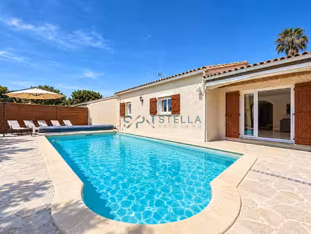 villa de plain-pied avec piscine  studio et t2 indépendant
