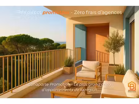 - a 2 pas des plages t2 avec terrasse