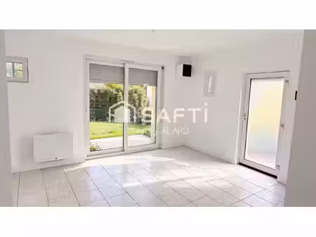appartement 2 pièces avec jardin à ezanville (95) en centre-ville et proche gare