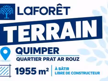 vente terrain à quimper (29000) : à vendre / quimper