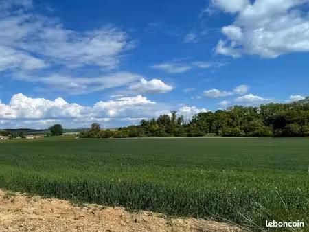 terrain plat 1200 m2 vue sur la nature