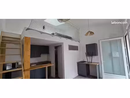 location studio 19m² avec mezzanine