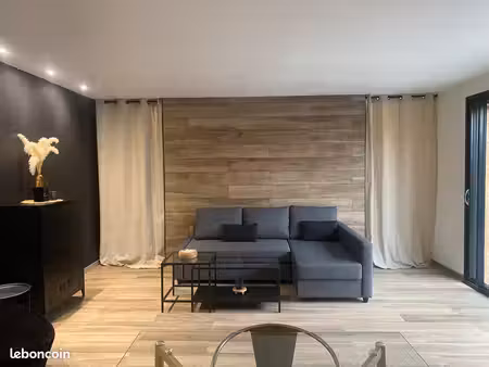 appartement meublé  équipé et climatisé. calme & lumineux. 1 chambre. terrasse. résidence 