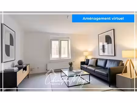 appartement à vendre 2 chambres 67m² à sarrebourg (57) sans travaux  centre ville