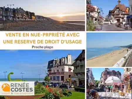 vente en nue propriété - f83 ans - villers sur mer (14640)