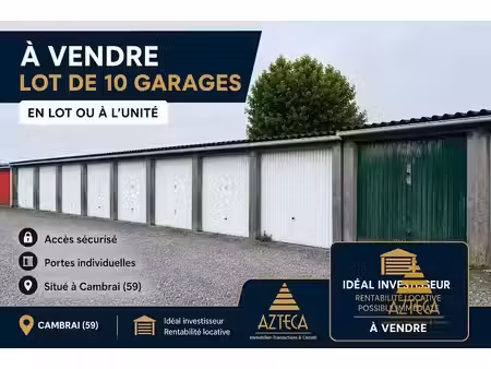 vente parking 141 m² à cambrai (59400)  117 500 €
