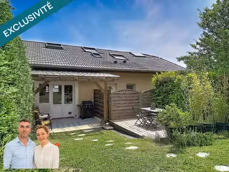 duplex lumineux avec jardin privatif