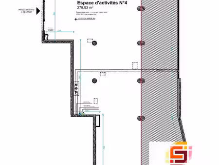 location local professionnel 279m² vernon 27200