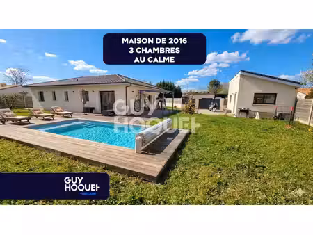 maison de 2016  garage et piscine