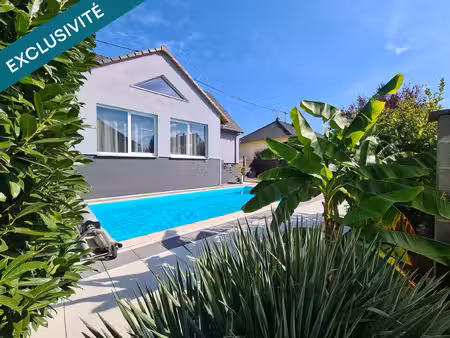 belle maison individuelle avec piscine enterrée