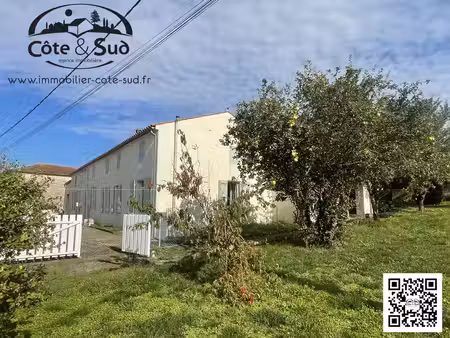 vente maison 5 pièces 105m2 le thou 17290 - 180200 € - surface privée