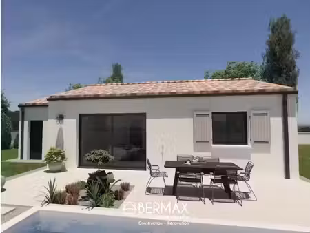 vente maison neuve 3 pièces 60 m² à marignac (17800)  159 900 €