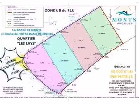 vente terrain à notre-dame-de-monts (85690) : à vendre / notre-dame-de-monts