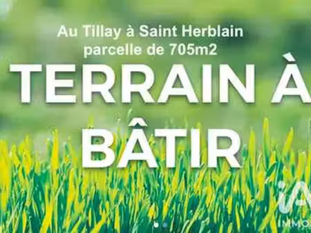 vente terrain à saint-herblain (44800) : à vendre / 705m² saint-herblain