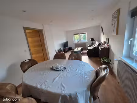 ? appartement 118 m² en rdc de maison bi-famille - 3 chambres - véranda - pompe à chaleur