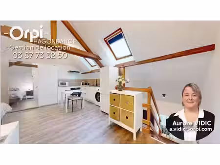 location meublée appartement 1 pièce 30.2 m² à hagondange (57300)  650 €