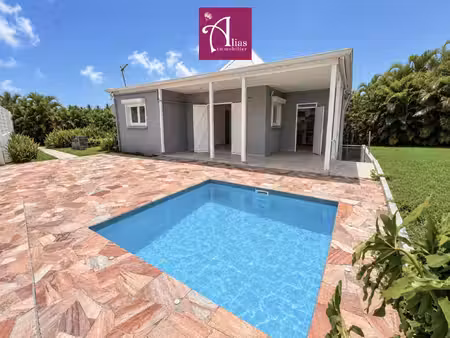 à vendre - villa f4 avec petite piscine + t2 indépendant au