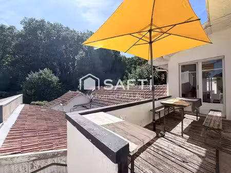 immeuble 189 m² : maison t2  2 locaux pro  apt t3