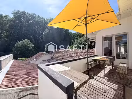 immeuble 189 m² : maison t2  2 locaux pro  apt t3