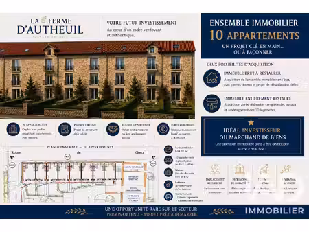 vente immeuble 634 m²