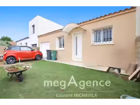**sauvian – maison de plain-pied 4 pièces avec 3 chambres jardin et terrasse**
