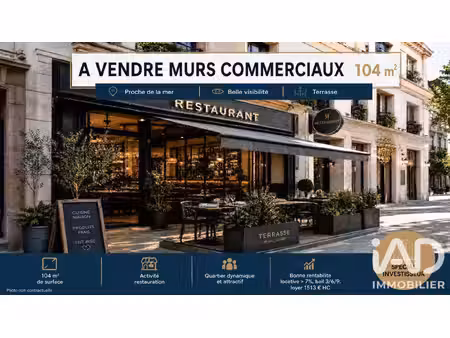 vente boutique/local commercial 104 m²