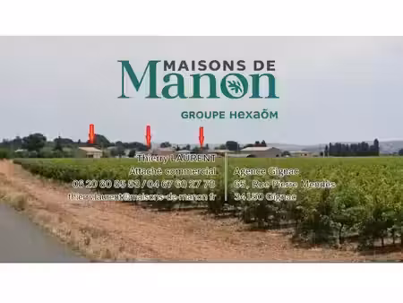 vente terrain 300 m² à brignac (34800)  119 000 €