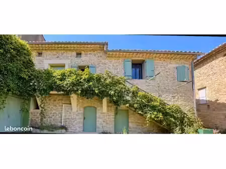 maison en pierres 112 m2 rénové - montaren et saint médiers