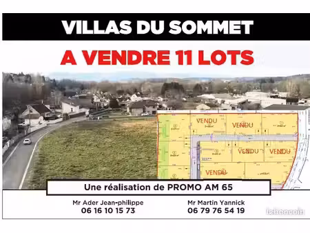 vente terrain viabilise juillan