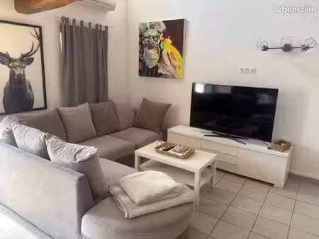 très bel f3/4 meublé à randan