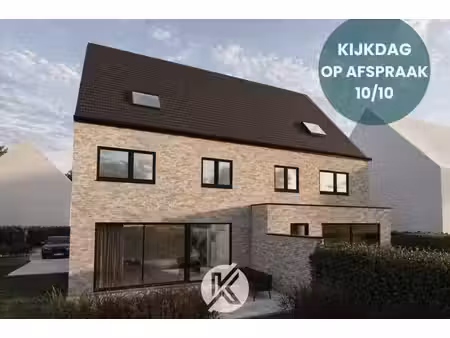 halfopen nieuwbouwwoning op een rustige ligging