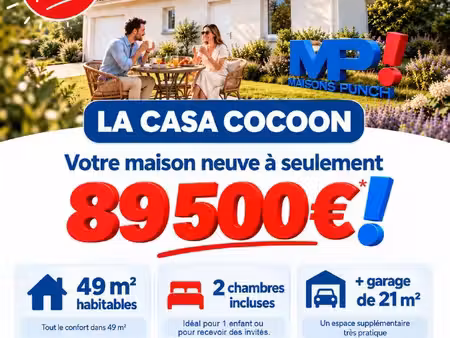 maison 3 pièces 49 m²