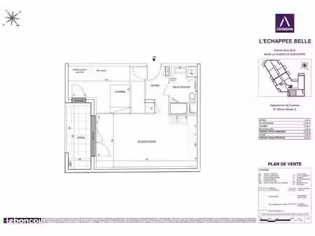 appartement 2 pièces 47 m²