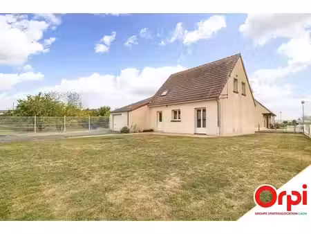 vente maison 6 pièces 132 m² à aulnois-sous-laon (02000)  197 900 €