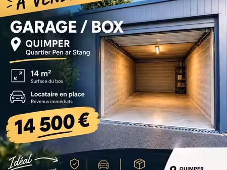 garage fermé 14 m²